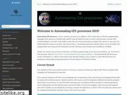 Sites similar to automating-gis-processes.github.io