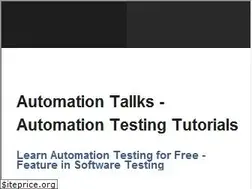 Sites similar to automationtalks.com