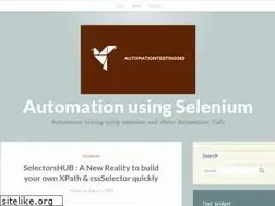 Sites similar to automationtesting365.wordpress.com