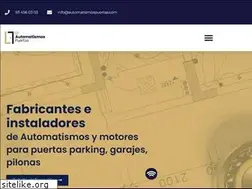 Sites similar to automatismospuertas.com
