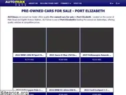 Sites similar to automax.co.za