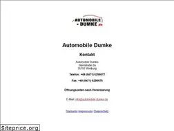 Sites similar to automobile-dumke.de