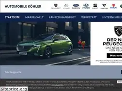 Sites similar to automobile-koehler.de