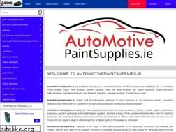 Sites similar to automotivepaintsupplies.ie
