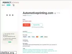 Sites similar to automotiveprinting.com