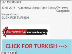 Sites similar to automotivesparepartsturkey.com