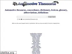 Sites similar to automotivethesaurus.com