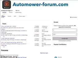 Sites similar to automower-forum.com