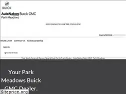 Sites similar to autonationbuickgmcparkmeadows.com
