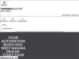 Sites similar to autonationbuickgmcwestsahara.com