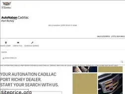 Sites similar to autonationcadillacportrichey.com