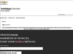 Sites similar to autonationchevroletcoralgables.com