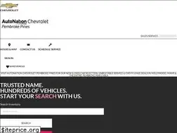 Sites similar to autonationchevroletpembrokepines.com