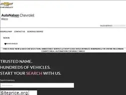 Sites similar to autonationchevroletwaco.com