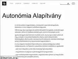 Sites similar to autonomia.hu
