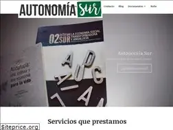 Sites similar to autonomiasur.org