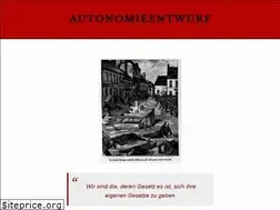 Sites similar to autonomieentwurf.de