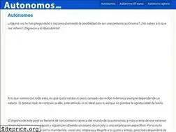 Sites similar to autonomos.me