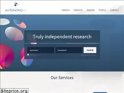 Sites similar to autonomous.com