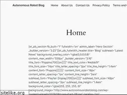 Sites similar to autonomousrobotsblog.com