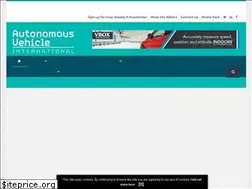 Sites similar to autonomousvehicleinternational.com