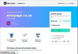 Sites similar to autopage.co.za