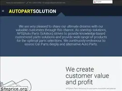 Sites similar to autopartsolution.com