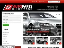 Sites similar to autopartsondemand.nz