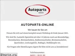 Sites similar to autopartsonline.de