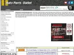 Sites similar to autopartsoutlet.com