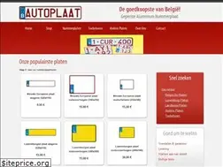 Sites similar to autoplaat6euro.be