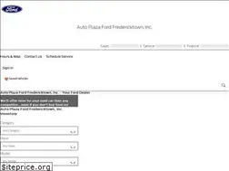 Sites similar to autoplazafordoffredericktown.com