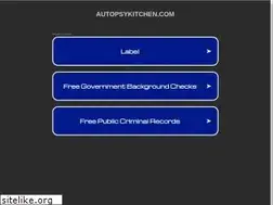 Sites similar to autopsykitchen.com
