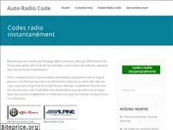 Sites similar to autoradiocode.com