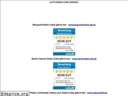 Sites similar to autoradiocode.de