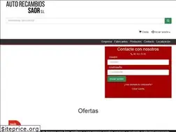 Sites similar to autorecambiossaor.com