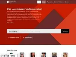 Sites similar to autorenlexikon.lu
