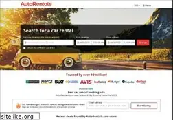 Sites similar to autorentals.com