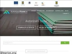 Sites similar to autorizatiifirme.ro