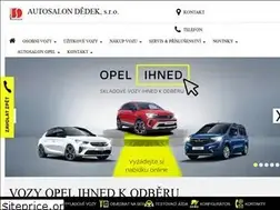 Sites similar to autosalondedek.cz