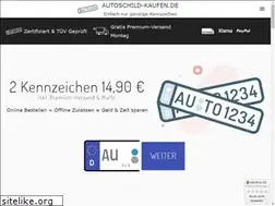 Sites similar to autoschild-kaufen.de