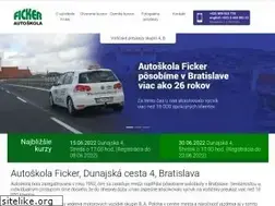 Sites similar to autoskola-ficker.sk