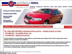 Sites similar to autoskolafencl.cz