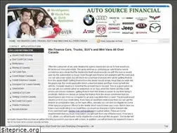 Sites similar to autosourcefinancial.com
