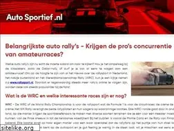 Sites similar to autosportief.nl