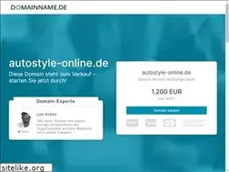 Sites similar to autostyle-online.de