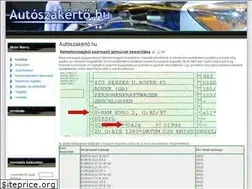 Sites similar to autoszakerto.hu