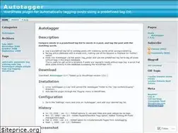 Sites similar to autotagger.wordpress.com