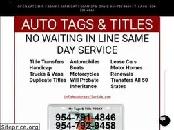 Sites similar to autotagsflorida.com