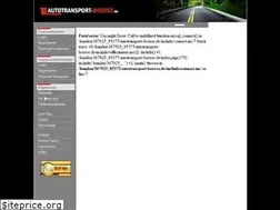 Sites similar to autotransport-boerse.de